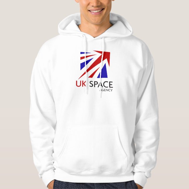 Moletom Com Capuz Agência espacial BRITÂNICA (Frente)