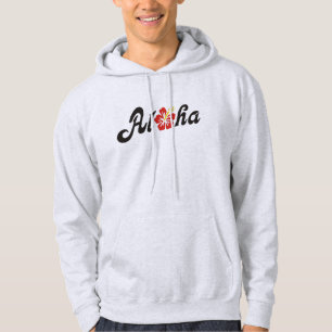Moletom Com Capuz Aloha Hibiscus - design do Havaí plano + suas idei
