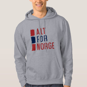 Moletom Com Capuz Alt para o Hoodie norueguês da divisa de Norge