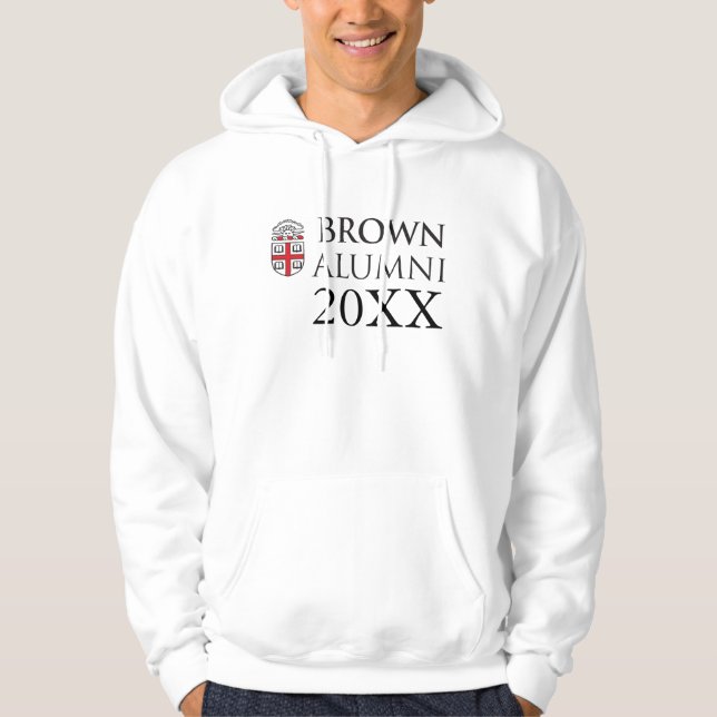 Moletom Com Capuz Alunos de Brown University (Frente)
