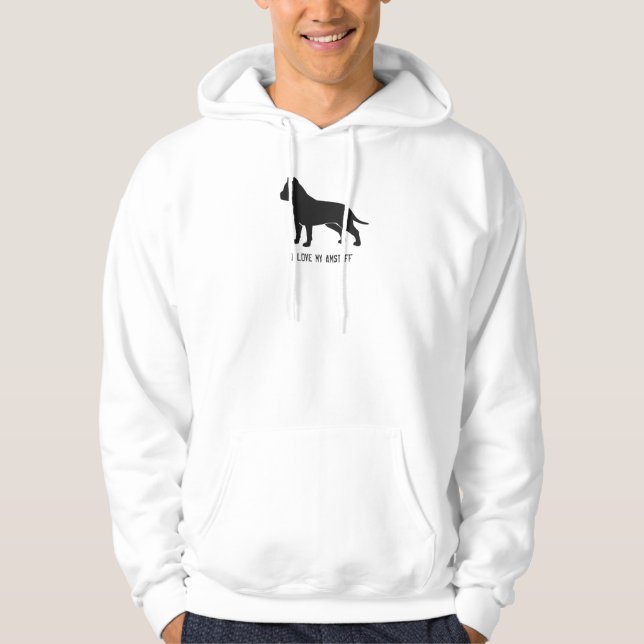 Moletom Com Capuz American Staffordshire Terrier (Frente)