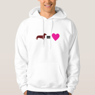 Moletom Com Capuz Amor igual dos Dachshunds