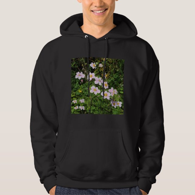 Moletom Com Capuz Anemonas rosa (Frente)