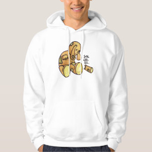 Moletom Com Capuz Apenas deixe vão Hoodie do caráter dos grafites