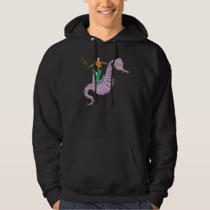 Moletom Com Capuz Aquaman corre cavalo marinho