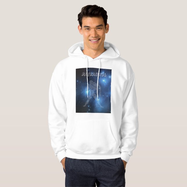 Moletom Com Capuz Aquário transparente (Frente Completa)
