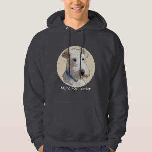 Moletom Com Capuz Arte do Fox Terrier do fio