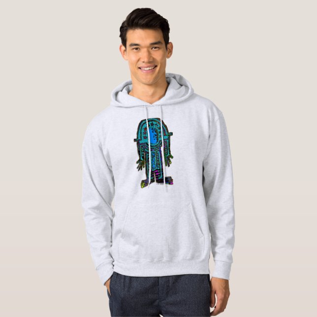 Moletom Com Capuz Astronauta Antigo (Frente Completa)