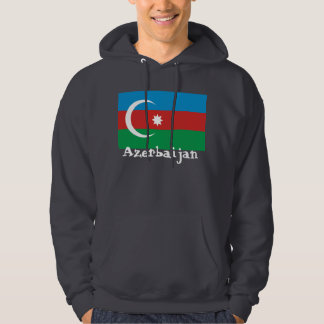 Moletom Com Capuz Azerbaijan com bandeira