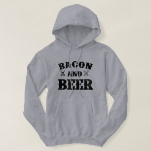 Moletom Com Capuz Bacon e cerveja