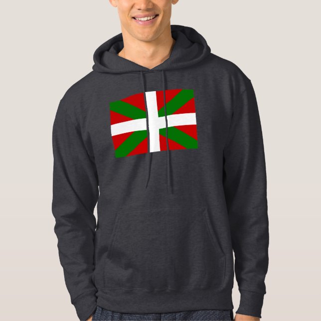 Moletom Com Capuz Bandeira Basque (Frente)