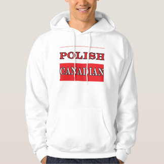 Moletom Com Capuz Bandeira Canadense Polônia