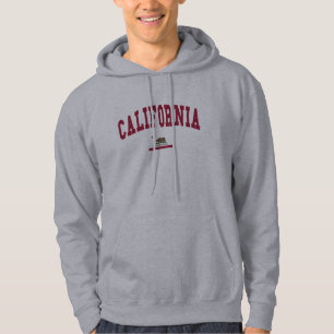 Moletom Com Capuz Bandeira da Califórnia