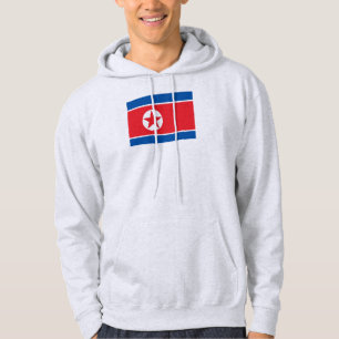 Moletom Com Capuz Bandeira da Coreia do Norte