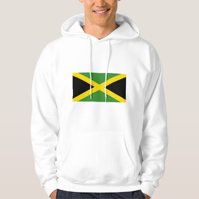 Moletom Com Capuz Bandeira da Jamaica (Frente)