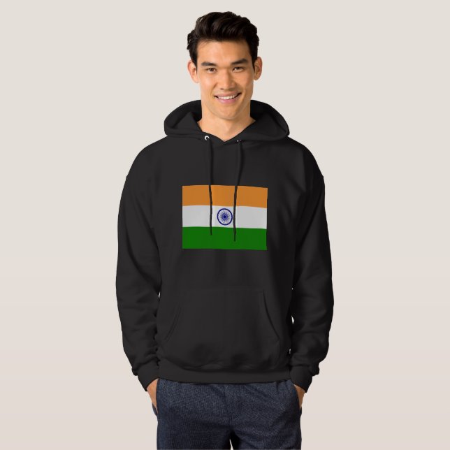 Moletom Com Capuz Bandeira de India (Frente Completa)