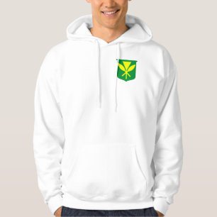Moletom Com Capuz Bandeira de Kanaka Maoli