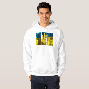 Moletom Com Capuz Bandeira de Ucrânia e Hoodie da camisola de Tryzub
