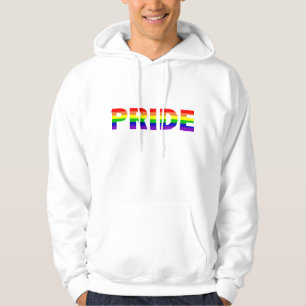 Moletom Com Capuz Bandeira do Orgulho Rainbow