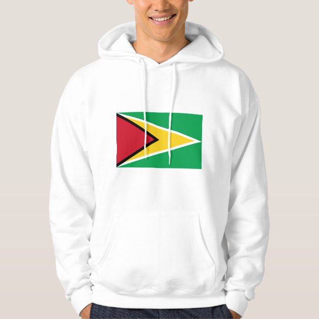 Moletom Com Capuz Bandeira GY de Guyana (Frente)