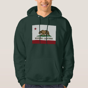 Moletom Com Capuz Bandeira Monterey do estado de Califórnia