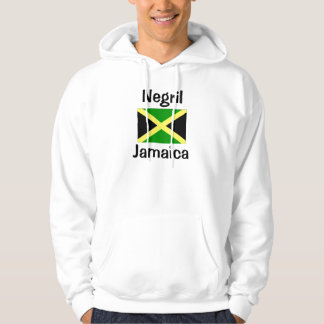 Moletom Com Capuz Bandeira Negril de Jamaica, Jamaica