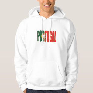 Moletom Com Capuz Bandeira Portuguesa - por Fãs de "Portugal" da