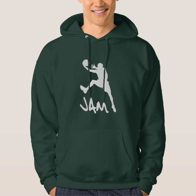 Moletom Com Capuz Basquete Jam (Frente)
