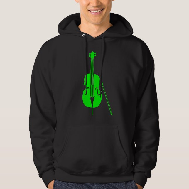 Moletom Com Capuz Bass Duplo - Verde (Frente)