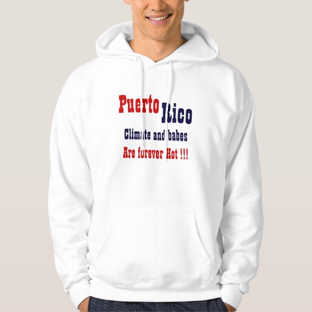 Moletom Com Capuz Bebês porto-riquenhos (Frente)