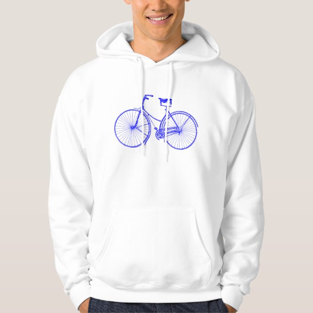 Moletom Com Capuz Bicicleta Vintage (Frente)