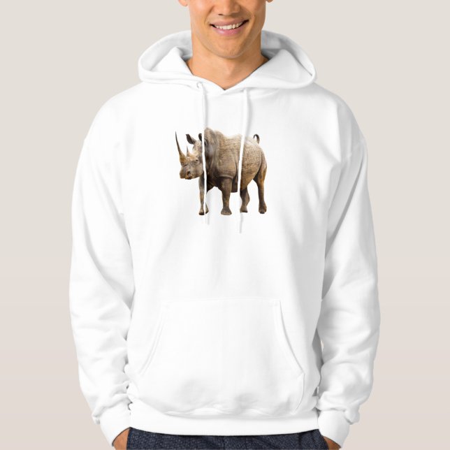 Moletom com Capuz Black Rhino (Frente)