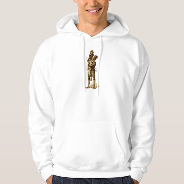 Moletom Com Capuz Bob Cratchit e Tiny Tim Christmas Carol (Frente)