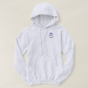 Moletom Com Capuz Boneco de neve branco puro