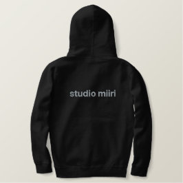 Moletom Com Capuz Bordado EMBROIDERED HOODIE studio miiri