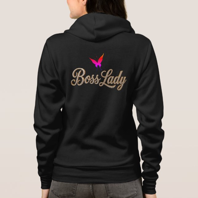 Moletom com Capuz Boss Lady Butterfly (Verso)