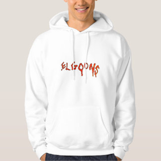 Moletom com capuz branco estilo streetwear moderno