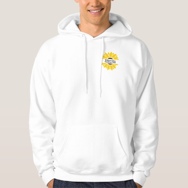 Moletom com Capuz Branco Tamanho XL WGGC  (Frente)
