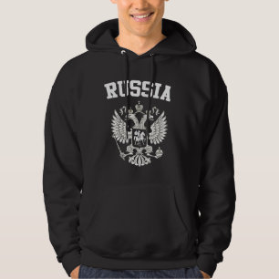 Moletom Com Capuz Brasão de Rússia
