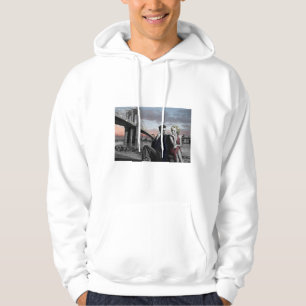 Moletom Com Capuz Brooklyn B&W