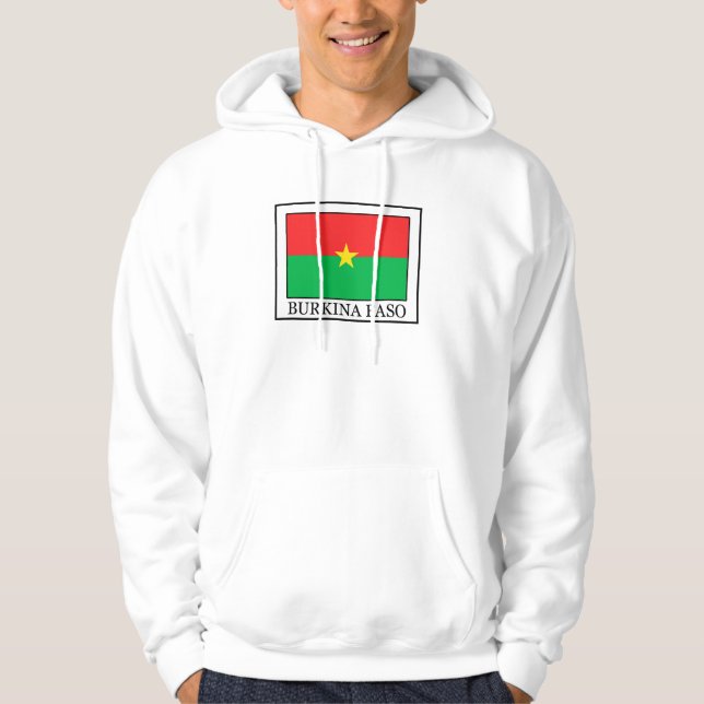 Moletom Com Capuz Burkina Faso Hoodie (Frente)