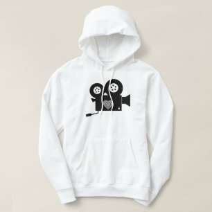 MOLETOM COM CAPUZ CÂMERA DE FILME DE DOIS TONELADOS CRIATIVOS E COR