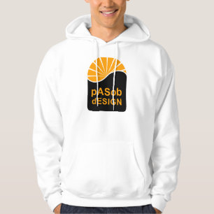 Moletom Com Capuz Camisola Básica com Capuz, Branca