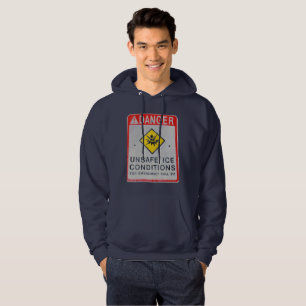 Moletom Com Capuz Camisola Básica com Capuz para Homens Danger