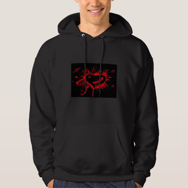 Moletom Com Capuz Camisola caída dos heróis (Frente)