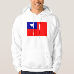 Moletom Com Capuz Camisola-casaco com bandeira de Taiwan