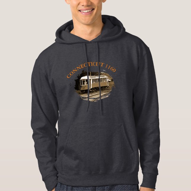 Moletom Com Capuz Camisola com capuz básica masculina Connecticut 11 (Frente)