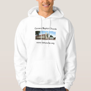 Moletom Com Capuz Camisola da igreja baptista da corona