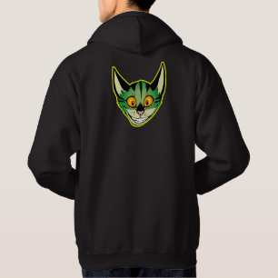 Moletom Com Capuz Camisola de algodão com capuz de gato fluorescente