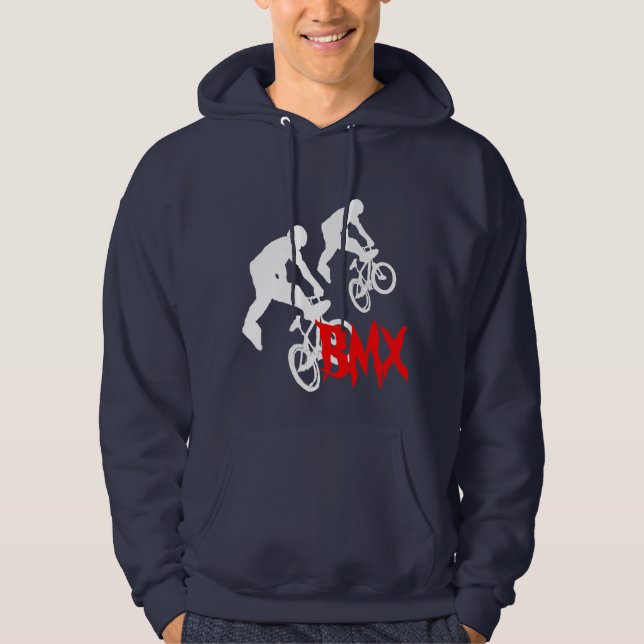 Moletom Com Capuz Camisola de BMX (Frente)